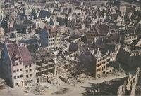 Blick über die zerstörte Nürnberger Innenstadt, Fotografie von Ray D´Addario, 1945. (Quelle: Stadtarchiv Nürnberg) Innenstadt Nuernberg