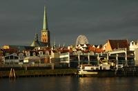 Ansicht vom Kanal auf Jakobikirche, Dezember 2007 Foto: Ulrich Bayer Ansicht vom Kanal auf Jakobikirche