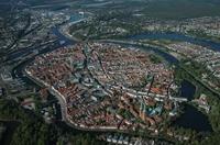 Luftaufnahme Altstadt Lübeck, 2007 Foto: Ulrich Bayer Luftaufnahme Lübeck